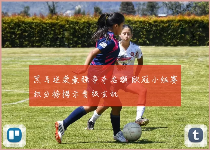 黑马逆袭豪强争夺名额 欧冠小组赛积分榜揭示晋级玄机